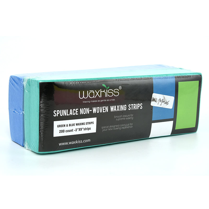 Waxkiss Wax Strips - Green & Blue