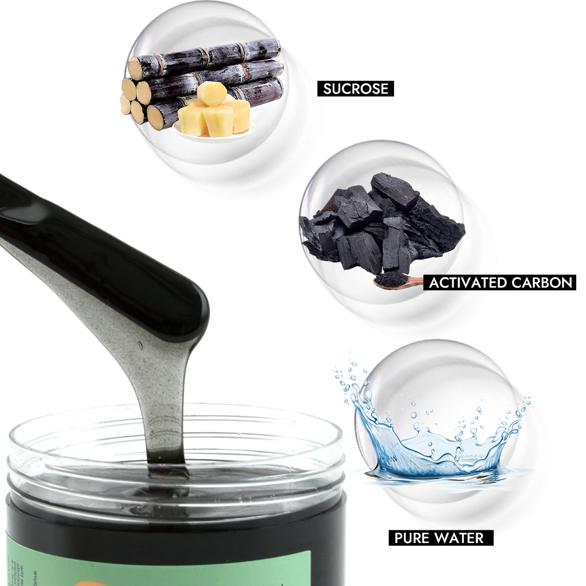 Waxkiss Organic Charcoal Sugar Wax Kit