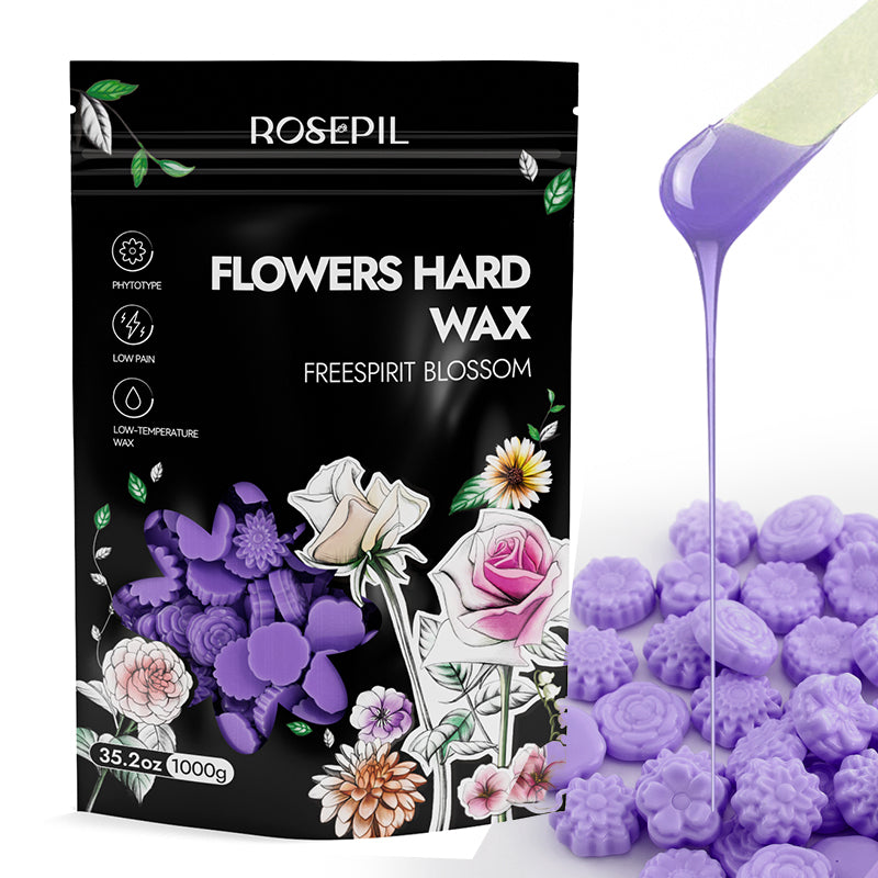 Rosepil Flower Shape Wax - Purple Lavender