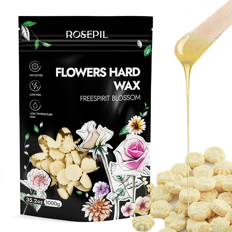 Rosepil Flower Shape Wax - Yellow Lemon