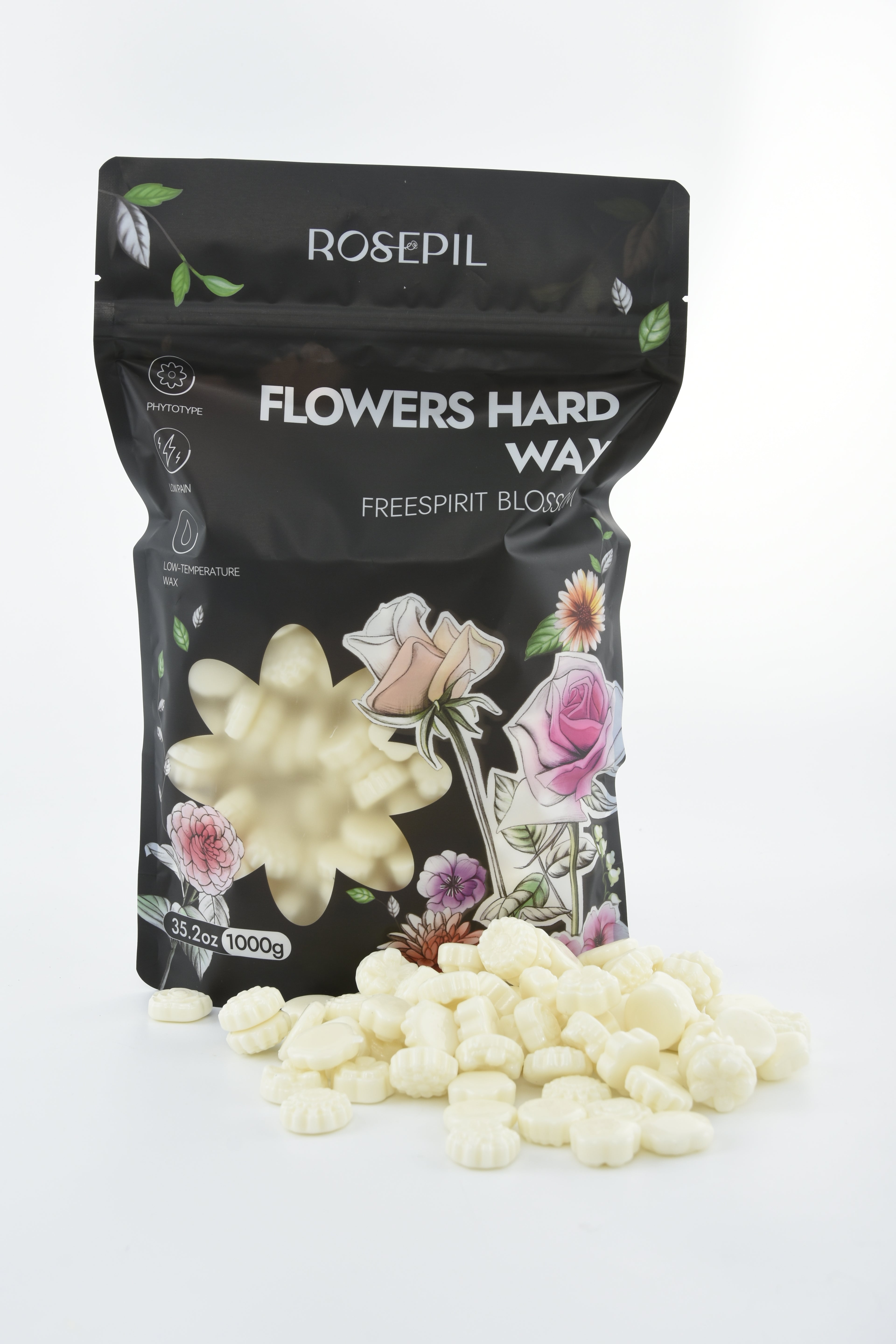 Rosepil Flower Shape Wax - White Coconut