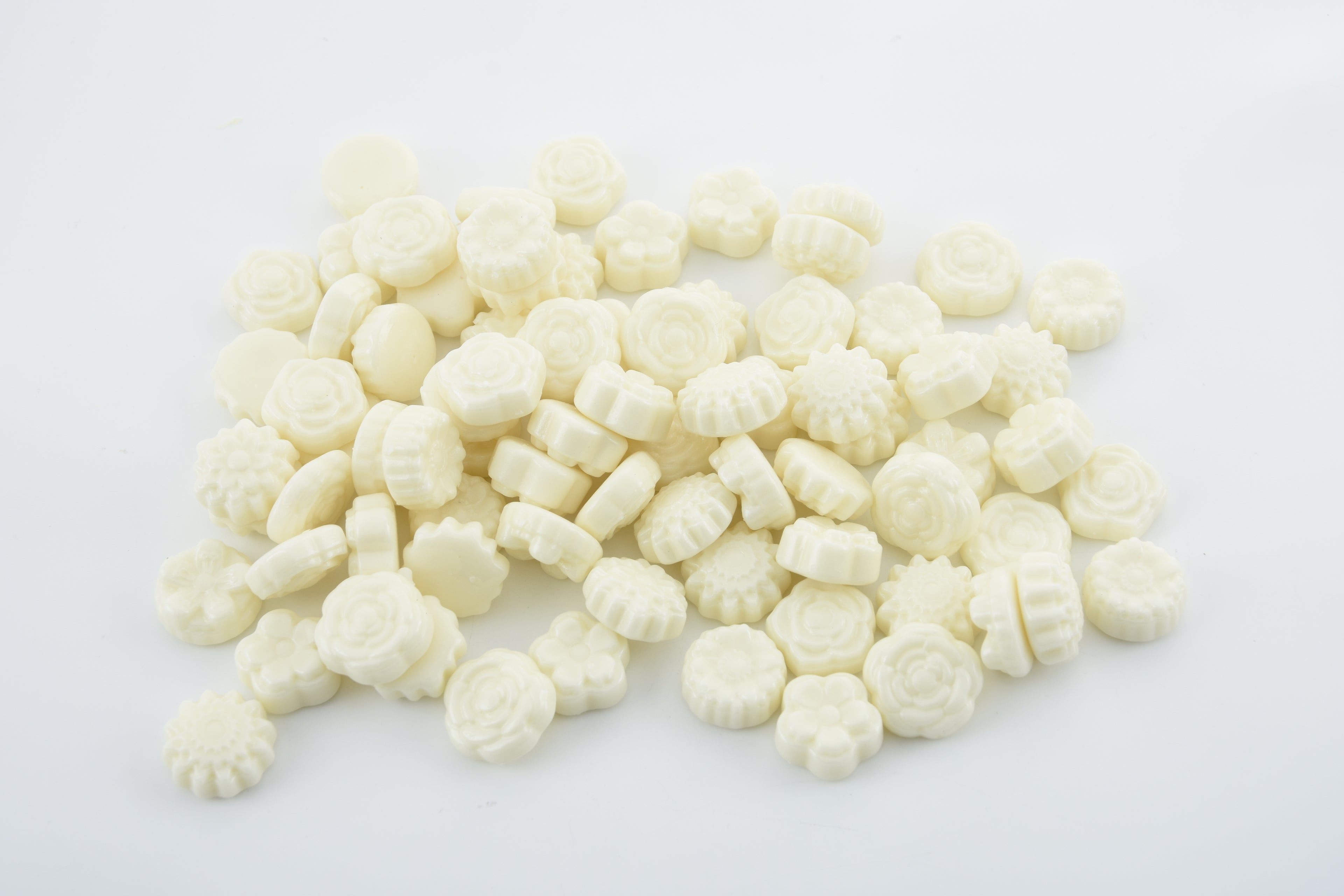 Rosepil Flower Shape Wax - White Coconut