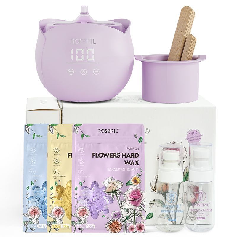 Rosepil Digital Flower Wax Warmer Kit - Purple