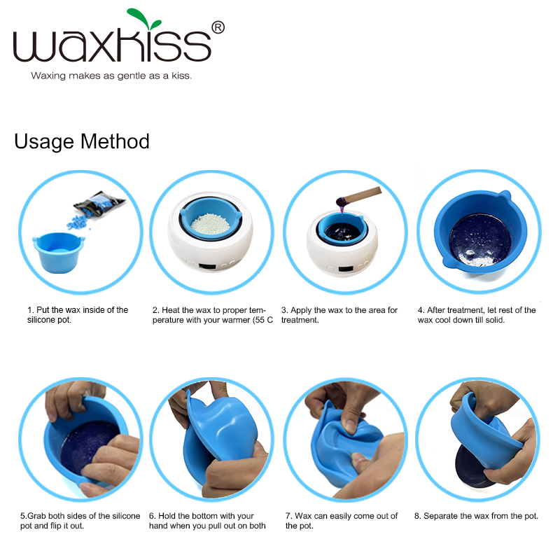 Waxkiss Silicone Pot - Brown 200ml