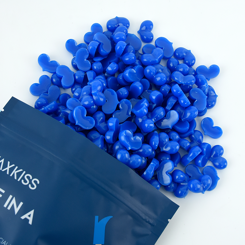 Waxkiss Love Heart Wax Beads - Eucalyptus Blue - Shimmer
