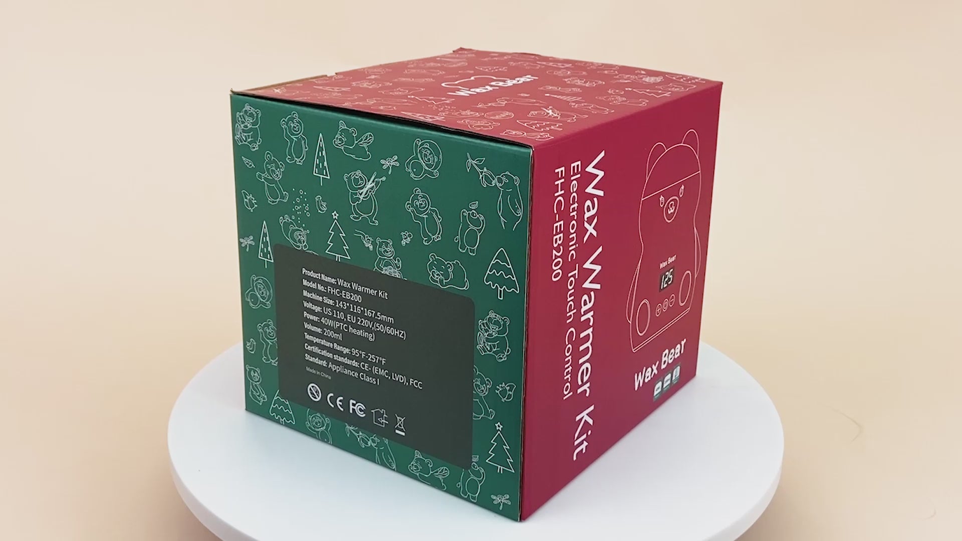 Waxkiss - Bear Warmer Kit