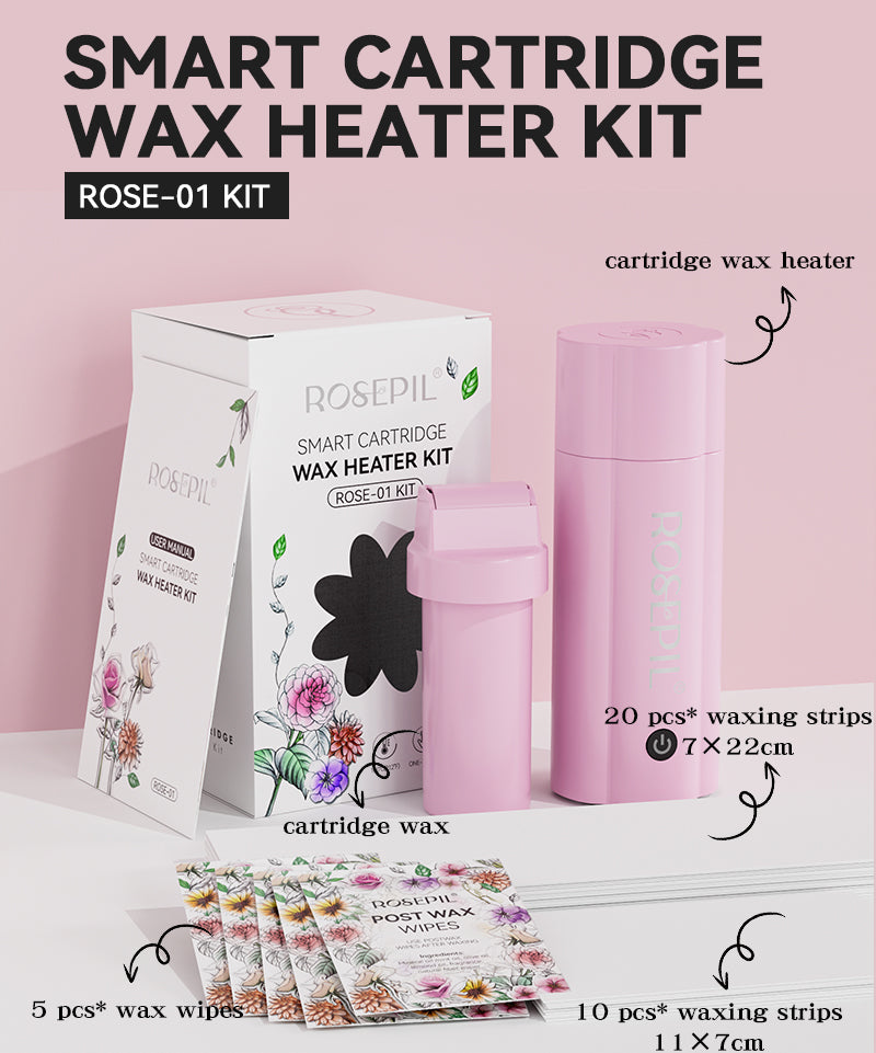 Rosepil Smart Cartridge Wax Heater Kit- Rose (Mini)