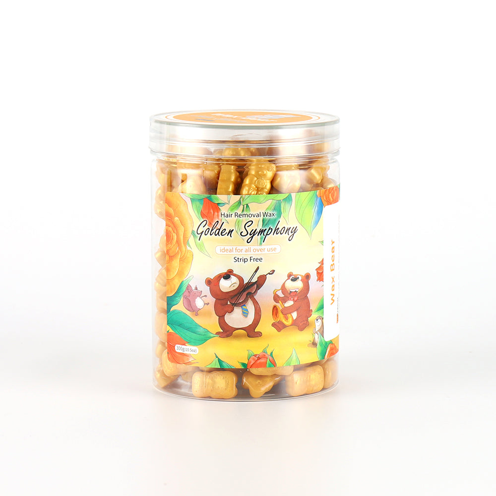 Waxkiss Bear Shape Wax Gold Shimmer