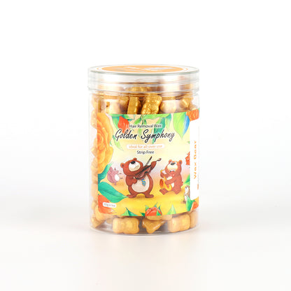 Waxkiss Bear Shape Wax Gold Shimmer