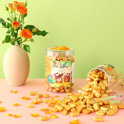 Waxkiss Bear Shape Wax Gold Shimmer
