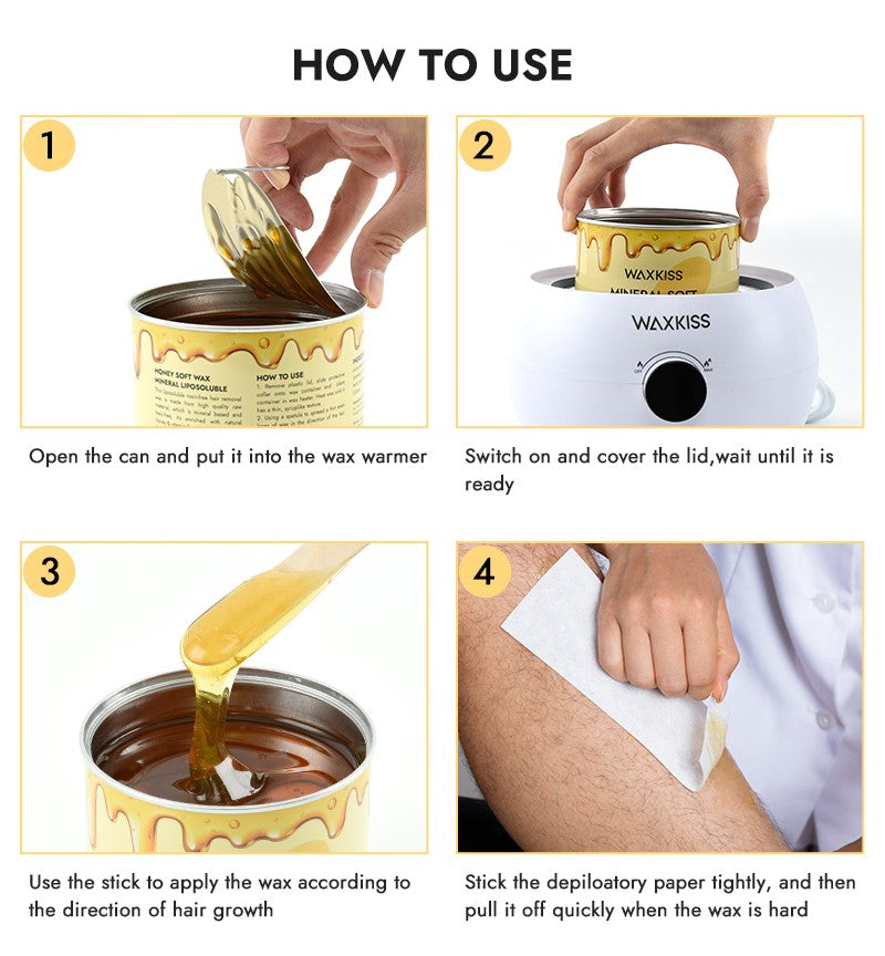 Waxkiss Professional Strip Wax - White Chocolate