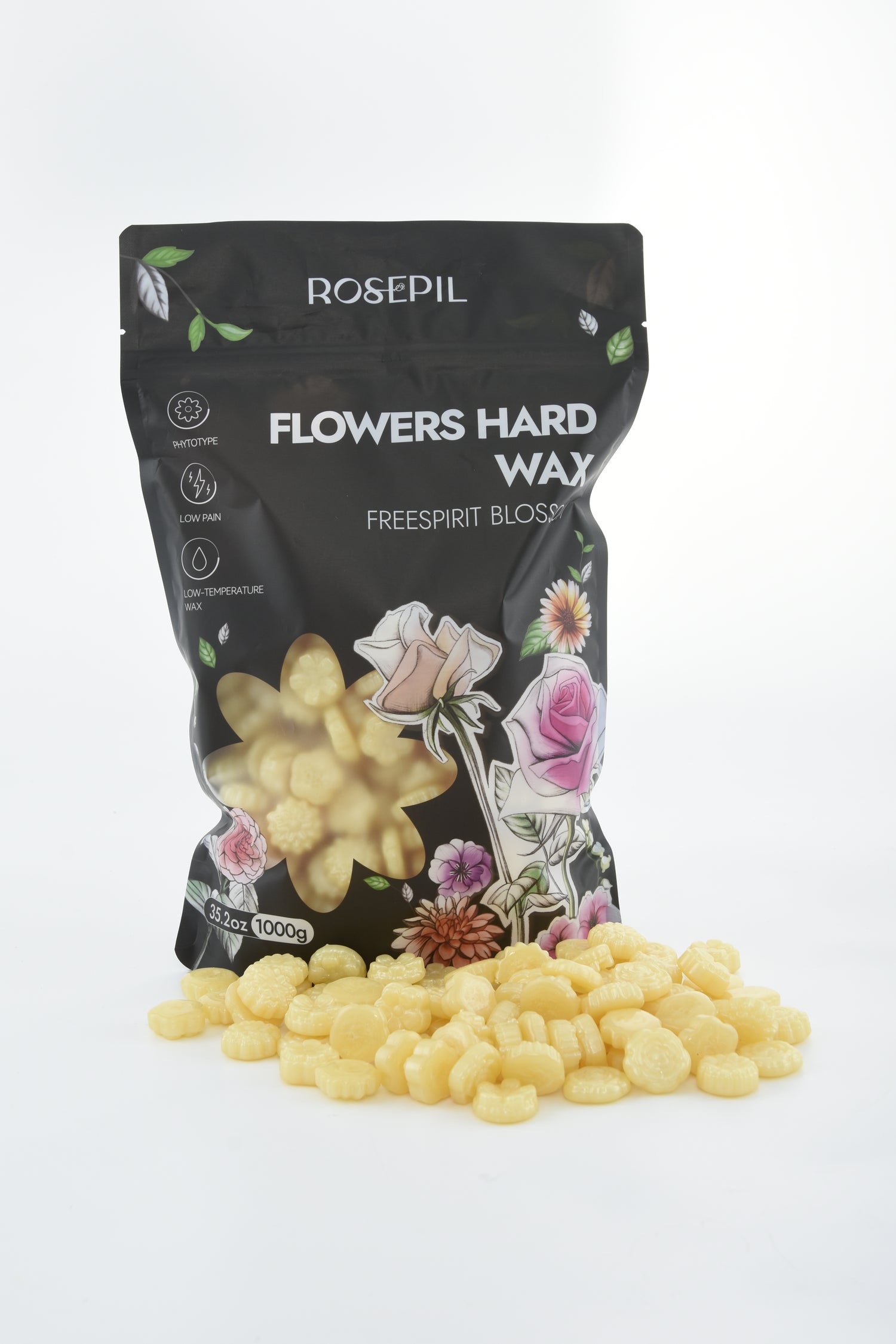 Rosepil Flower Shape Wax - Yellow Lemon