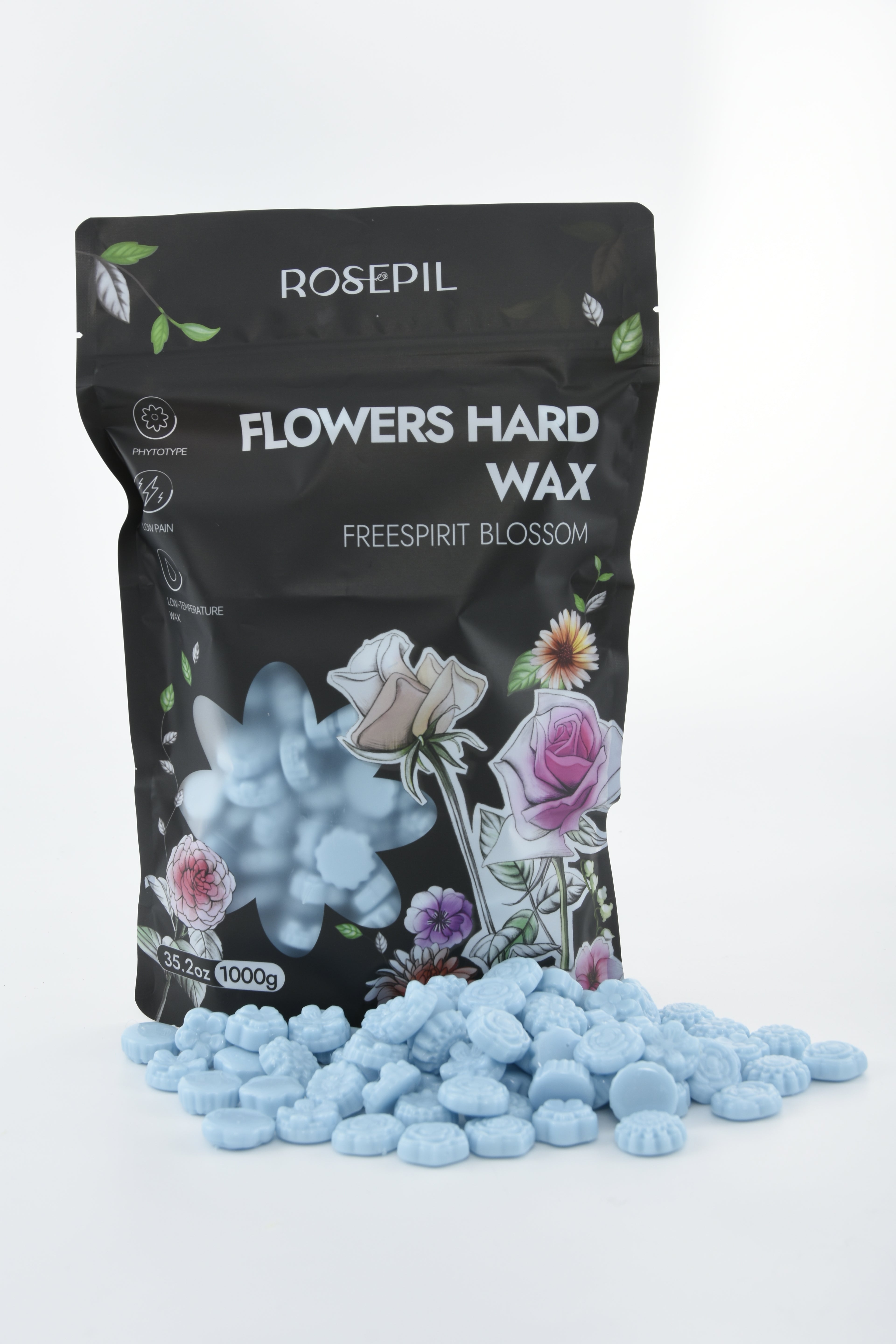 Rosepil Flower Shape Wax - Blue Candy