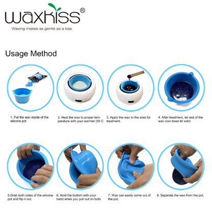Waxkiss Silicone Pot - Brown 200ml