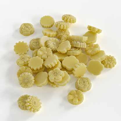 Rosepil Flower Shape Wax - Yellow Lemon