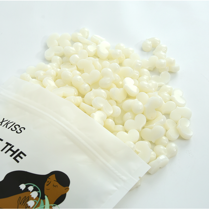 Waxkiss Love Heart Wax Beads - White Tea - Shimmer