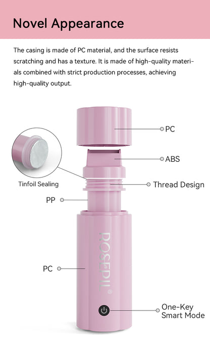 Rosepil Smart Cartridge Wax Heater Kit- Rose (Mini)