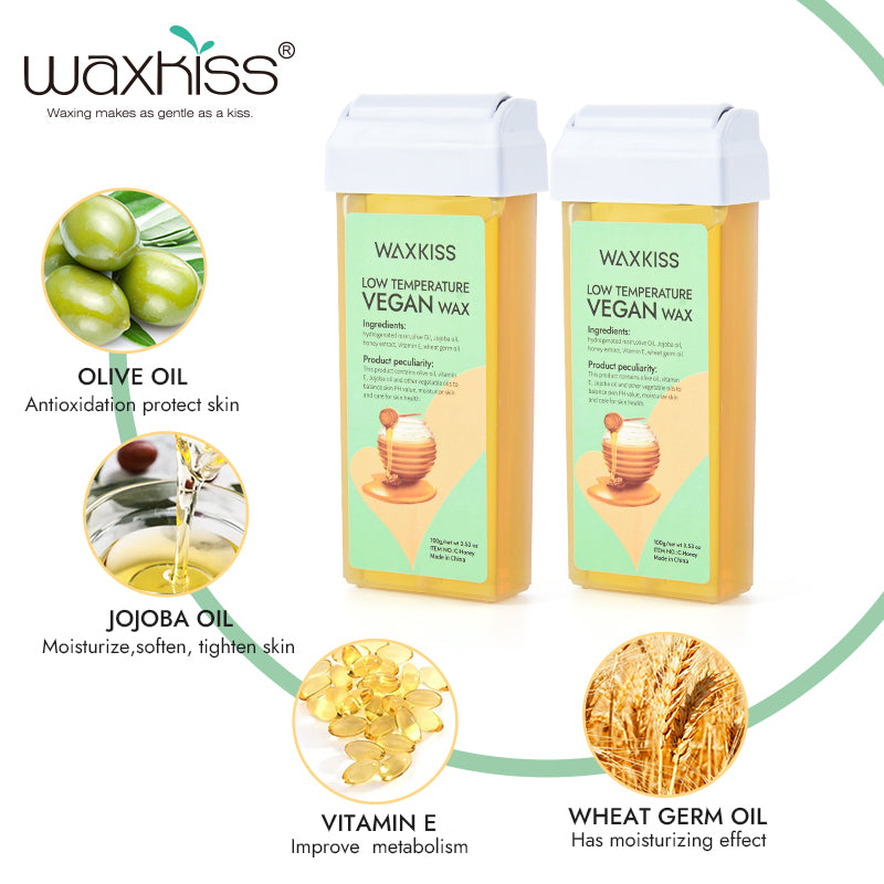 Waxkiss Vegan Roll-On Wax - Honey