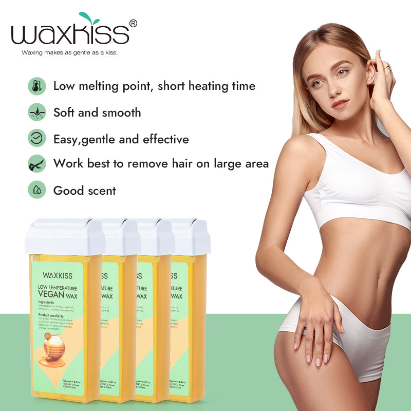 Waxkiss Vegan Roll-On Wax - Honey